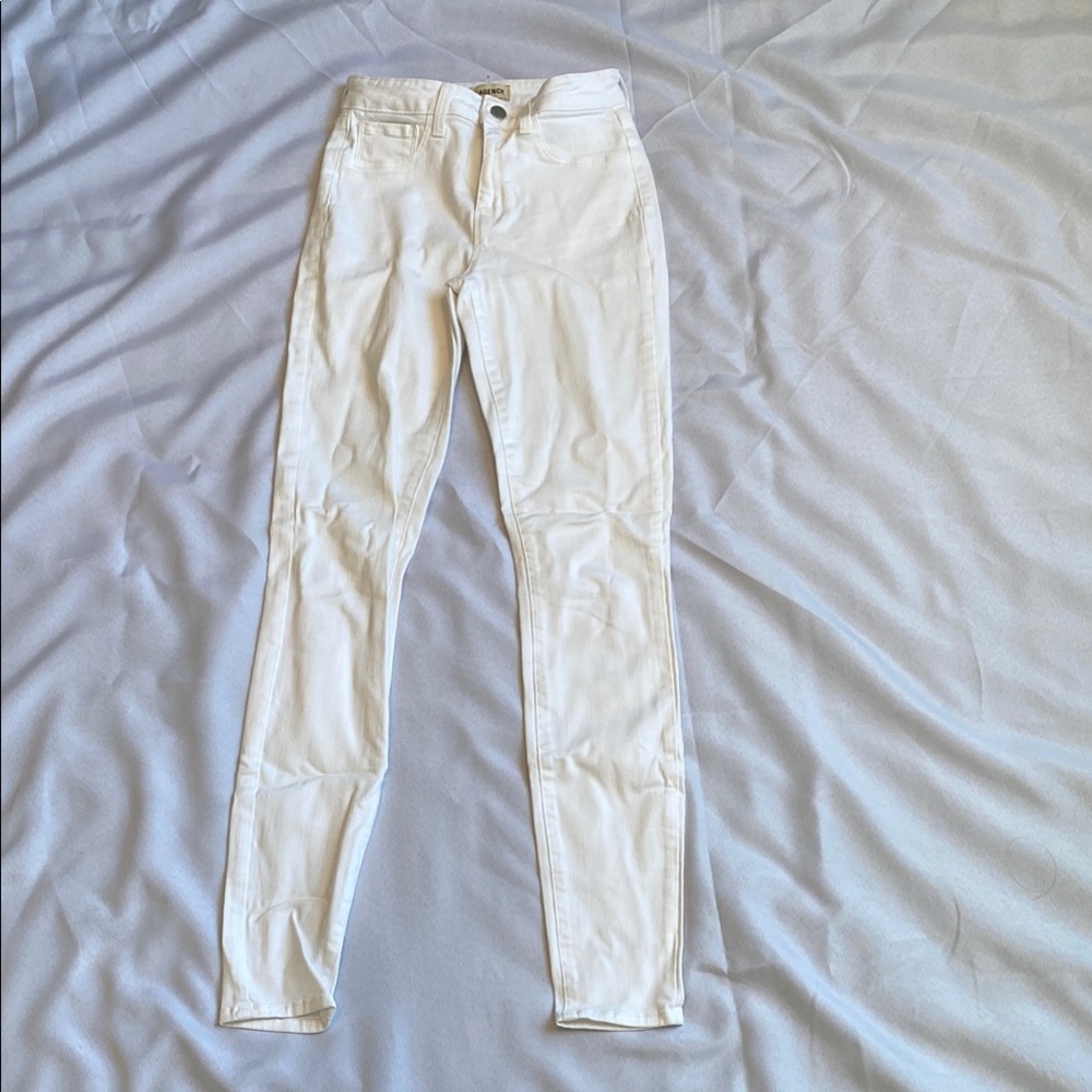 L’Agence Women's White skinny Jeans
